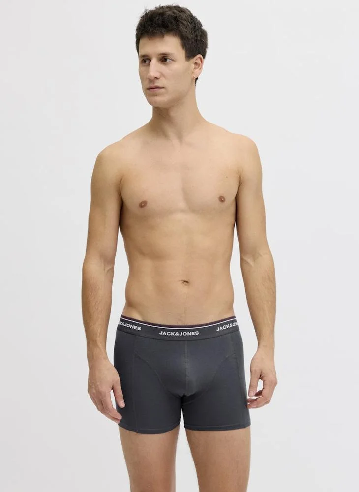 JACK & JONES 5 Pack Jacavery Solid Trunks