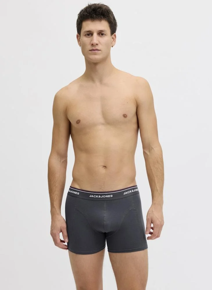 JACK & JONES 5 Pack Jacavery Solid Trunks