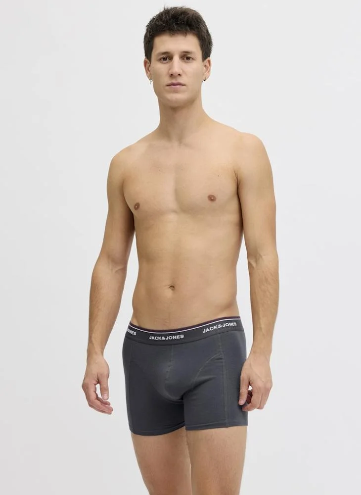 JACK & JONES 5 Pack Jacavery Solid Trunks