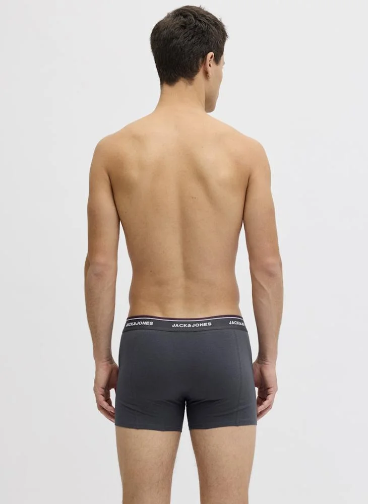 JACK & JONES 5 Pack Jacavery Solid Trunks