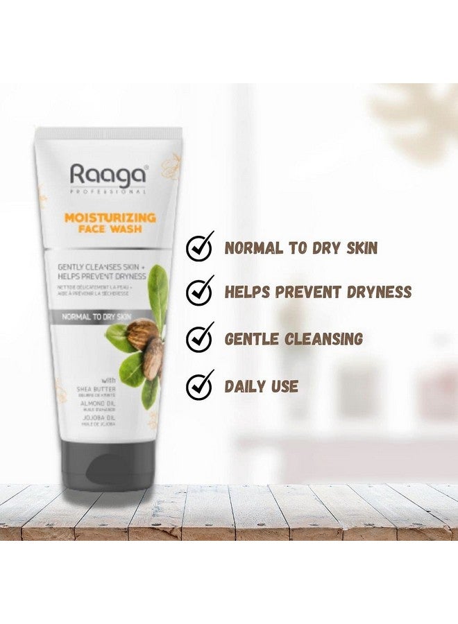 RAAGA PROFESSIONAL - Moisturizing Facewash, With Shea Butter, Jojoba And Almond Oil, 80Ml, Gently Cleanses Skin, Removes Dirt And Impurities, For Normal To Dry Skin - Image 1