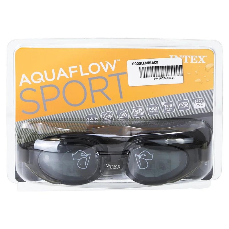 Intex Aqua Flow Water Sport Goggles- Black - Image 1