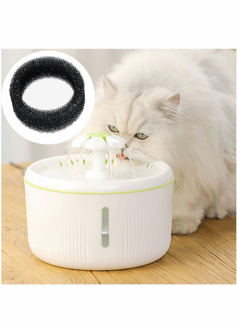 NIBEMINENT - Sponge Filter for Cat Fountain Replacement Pet Water Foam Doggie Dispenser Accessories Dog Rabbit Drinking 8 Pieces - Image 1