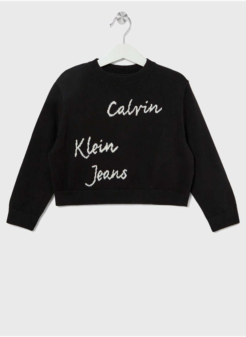 Calvin Klein Jeans Kids Graphic Logo Sweater  - Image 1
