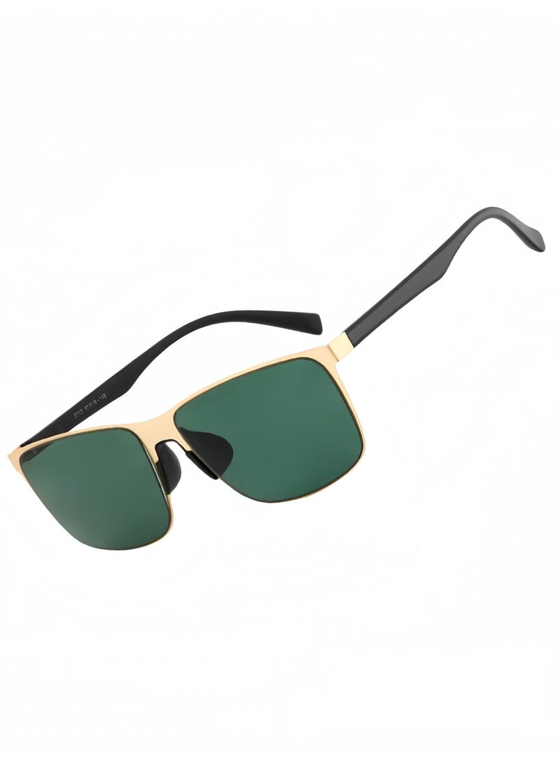 Glasses for Men, UV400 Lightweight Metal Frame Men's Sunglasses, driving sunglasses for car, Suitable for driving, beach camping, desert travel, fishing, outdoor activities - Image 5
