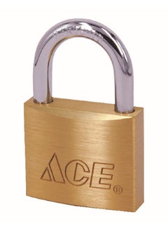 ACE Solid Brass Padlock Gold and Silver 1.5inch 88/40DB-TW  - Image 1