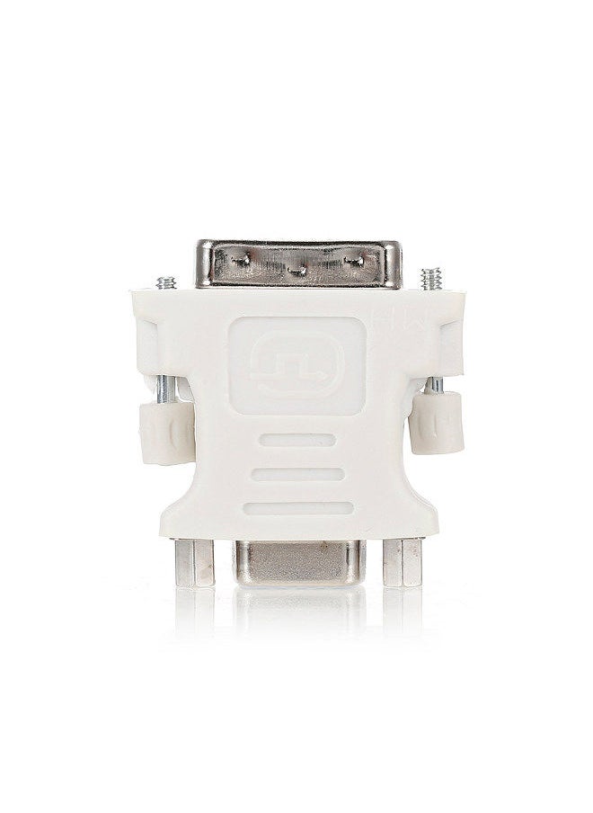 Generic - DVI to VGA Adapter DVI(24+1) Male to VGA Female Adapter Converter for Desktop Computer Laptop Monitor Projector - Image 1