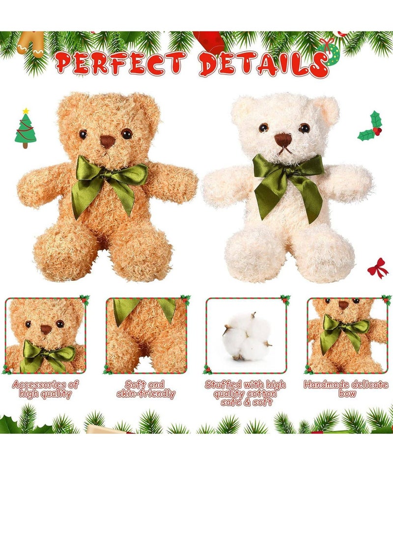 Vitacelli 10 Inch Teddy Bear Plush Toy, Plush Animal Doll, Animal Plush Toy, Children's Cartoon Animal Toy Companion Doll, Bear Doll White  - Image 4