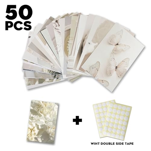 TwoDays Vanilla Girl Aesthetic Room Decor, Clean Girl Aesthetic Wall Collage Kit Pictures for Dorm, Neutral Posters, Cream Wall Art Prints for Bedroom.(Set of 50, 4" × 6") - Image 3