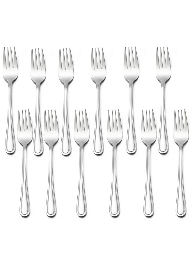 LIANYU 12-Piece Toddler Forks, Kids Silverware Forks for 2-10 Year Old, Children Cutlery Flatware Set, Kids Utensils for Home Preschools, Dishwasher Safe - Image 1