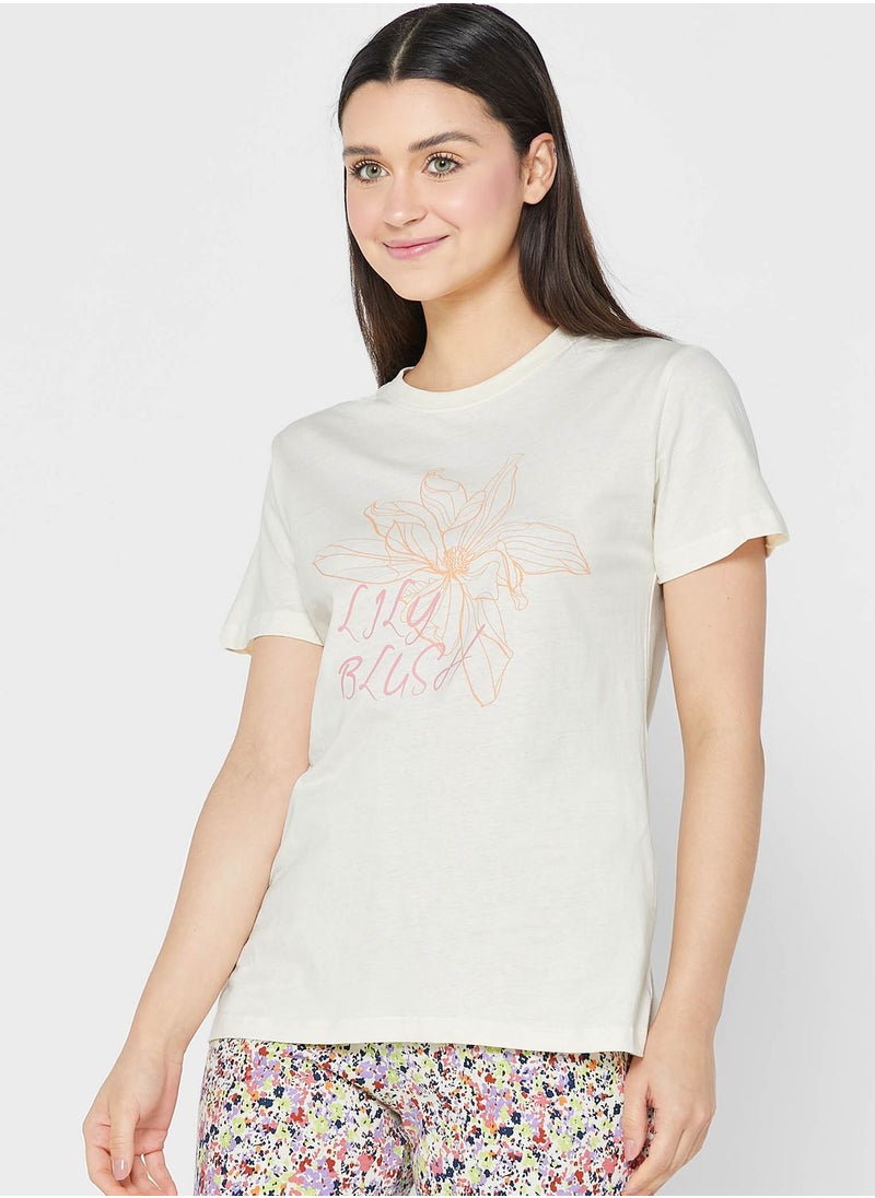Ginger - Graphic Printed Pyjama Set - Image 1
