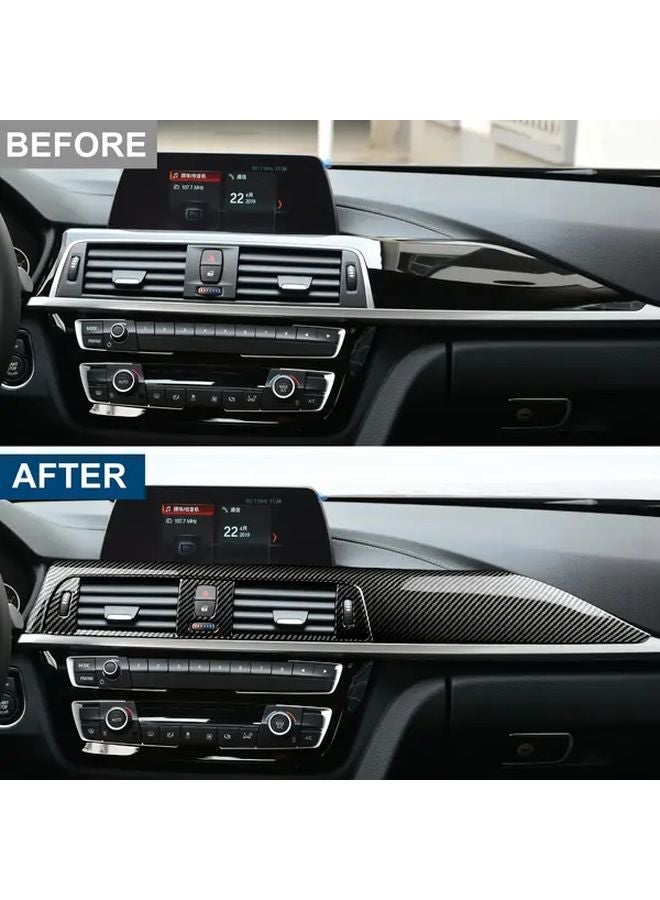 Left Drive Carbon Fiber Dashboard Vent Cover For BMW F30 F31 F32 F33 F34 F36 - Image 5