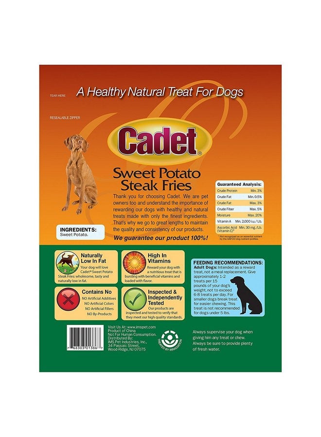 كاديت (عبوة من 3 قطع) بطاطس مقلية حلوة للكلاب من كاديت؛ 1 رطل - Image 2