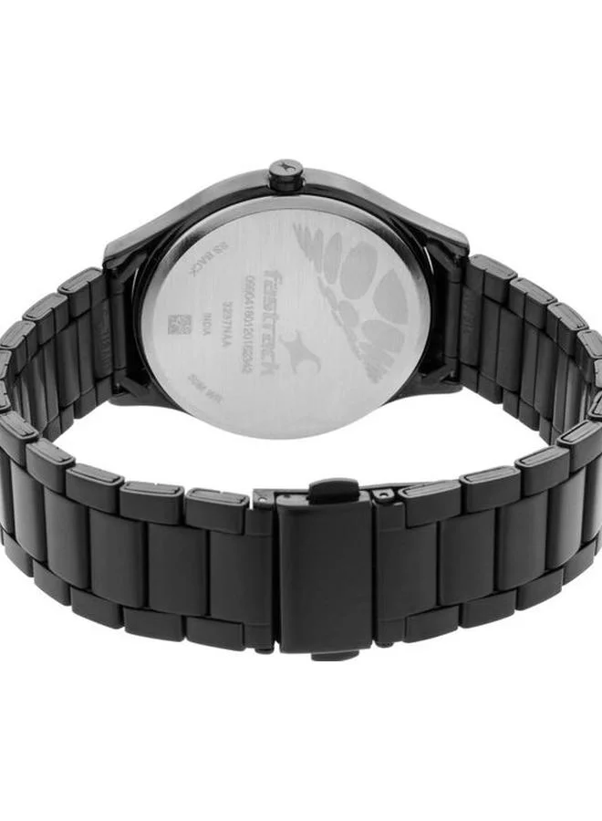 TITAN Men's Analog Display Watch With Black Stainless Steel Strap - 3237NM01