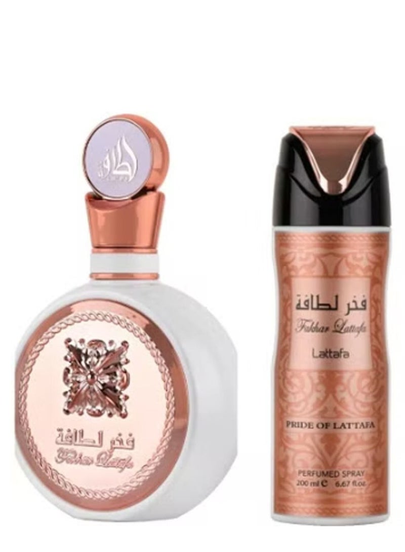 لطافة برايد فخر لطافة EDP 100Ml+ 200Ml Deo Gift Set - Image 1
