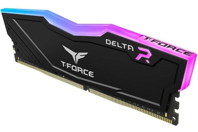 TeamGroup T-Force Delta RGB 8GB 3200MHz (3200MT/s) CL16 Black DDR4 Desktop Gaming Memory, Metal Heatsink, ARGB Motherboard Sync, XMP 2.0, for Intel/AMD CPU, High Performance Low Latency RAM Module - Image 4