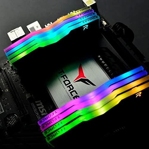TeamGroup T-Force Delta RGB 8GB 3200MHz (3200MT/s) CL16 Black DDR4 Desktop Gaming Memory, Metal Heatsink, ARGB Motherboard Sync, XMP 2.0, for Intel/AMD CPU, High Performance Low Latency RAM Module - Image 5