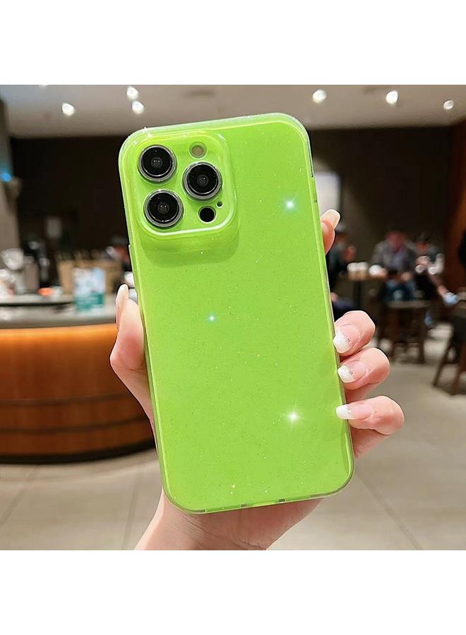 اس-توب جراب لهاتف iPhone 14 Pro، جراب هاتف TPU بلون سادة لامع من مادة هلامية - Image 1