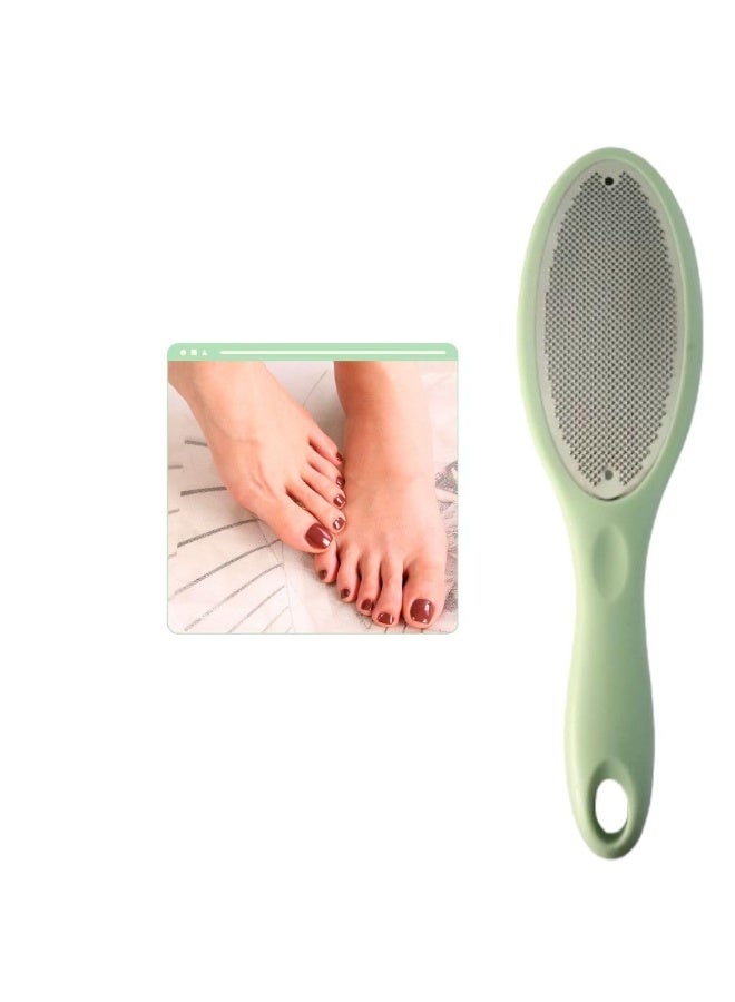 قطعة واحدة من مبرد القدمين العملاق للنساء لإزالة الجلد الميت والجلد المتصلب - مبرد ومقشر احترافي للقدمين لإزالة الجلد الميت والخشن والجاف - أداة للعناية بالقدمين من الفولاذ المقاوم للصدأ للاستخدام الرطب والجاف - قد يختلف اللون - قطعة واحدة - Image 1