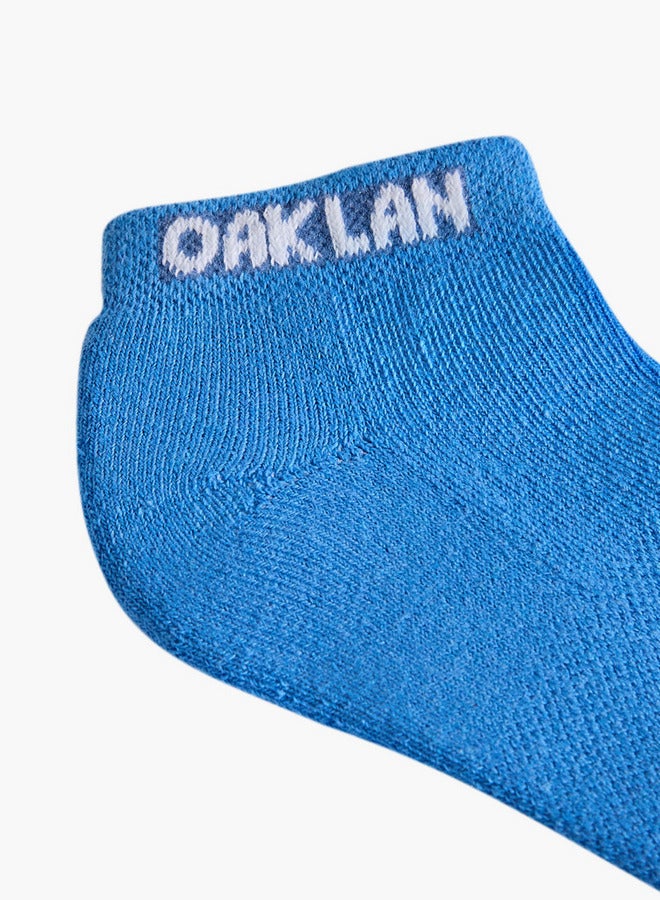 Oaklan by Shoexpress Boys Printed Ankle Length Sports Socks - Set of 5  - Image 5