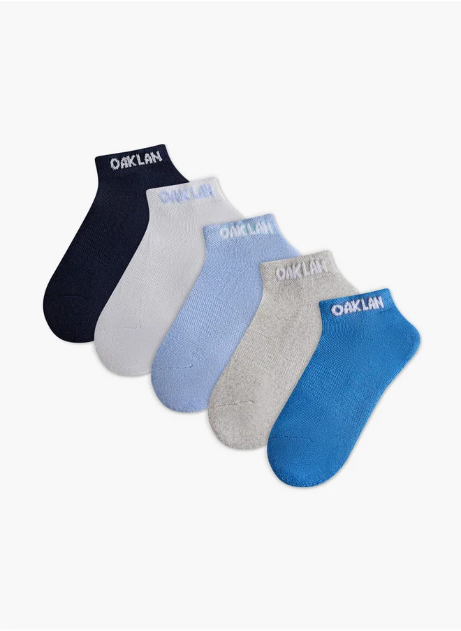 شو اكسبرس Boys Printed Ankle Length Sports Socks - Set of 5