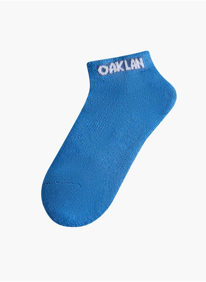 شو اكسبرس Boys Printed Ankle Length Sports Socks - Set of 5