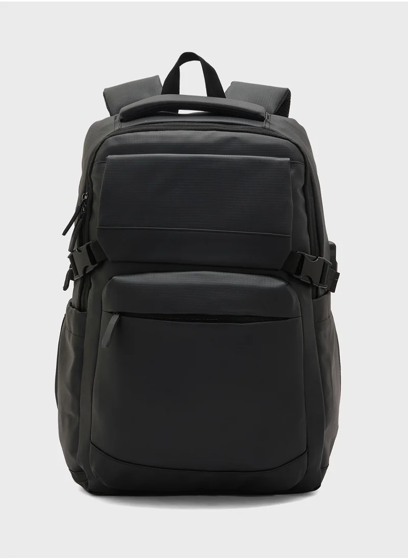 Robert Wood Padded Back Support Casual Backpack