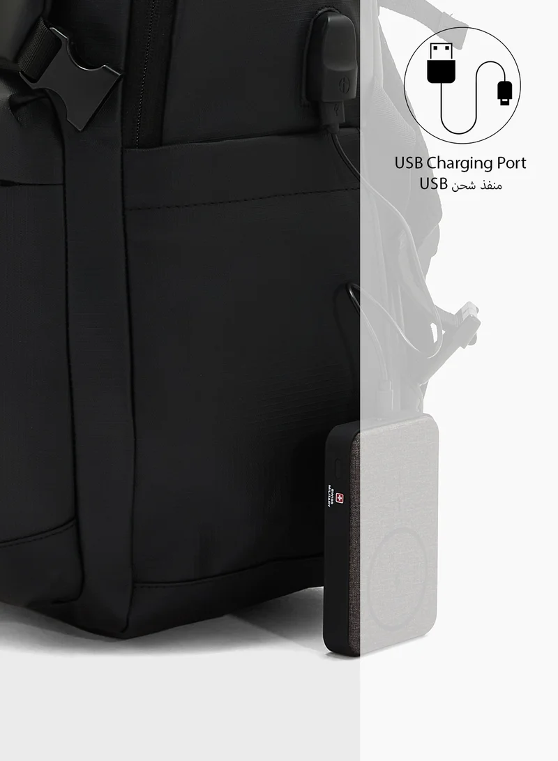 Robert Wood Padded Back Support Casual Backpack