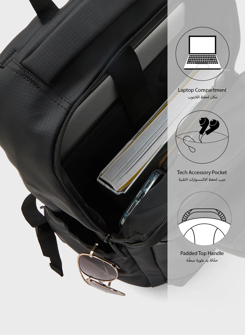 Robert Wood Padded Back Support Casual Backpack