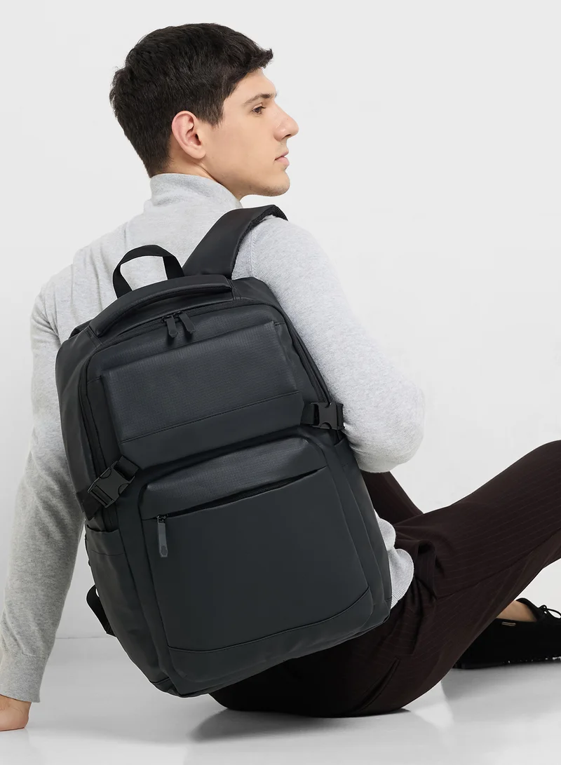 Robert Wood Padded Back Support Casual Backpack