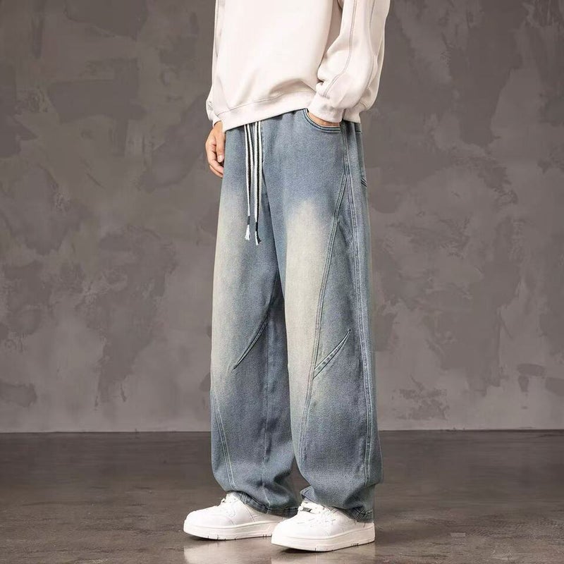Unisex Casual Daily Denim Jeans - Image 2