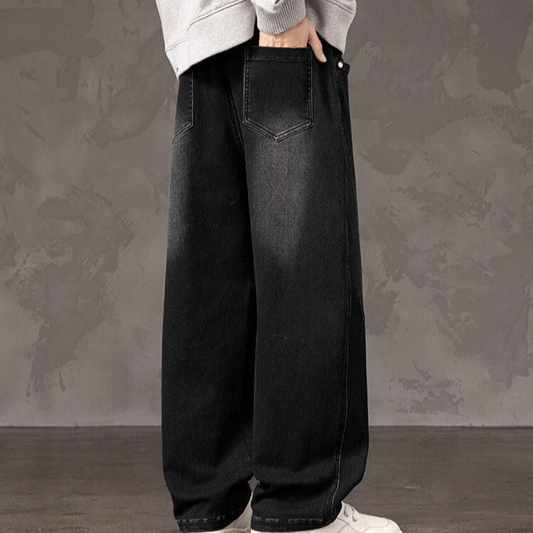 Unisex Casual Daily Denim Jeans - Image 4