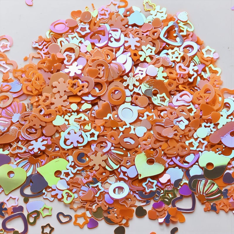 Anti Static No Flying Sequins Easy Clean No Mess Handmade Craft Glitter Supply - Image 3
