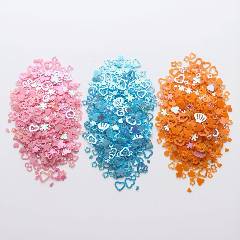 Anti Static No Flying Sequins Easy Clean No Mess Handmade Craft Glitter Supply - Image 4