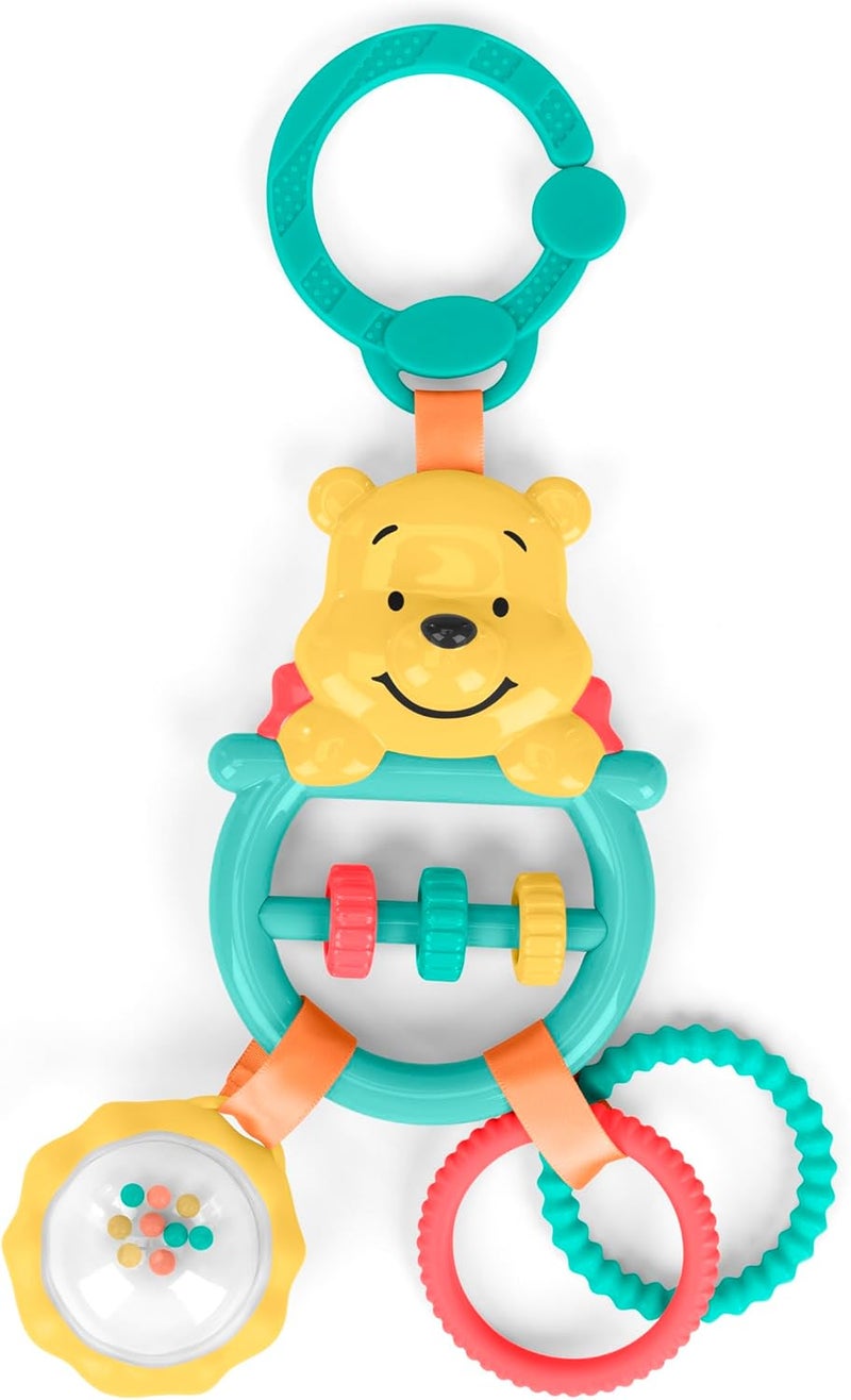 برايت ستارتس، لعبة أنشطة ديزني ويني ذا بوه، لعبة عربة أطفال للجنسين للأطفال حديثي الولادة والأطفال الأكبر سنًا - Image 2
