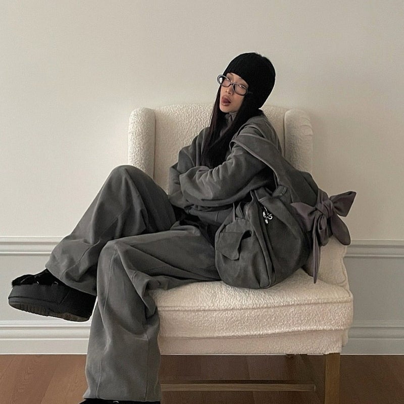 حقيبة كتف توتة كورية SW107 مع فيونكة للنساء - Image 4
