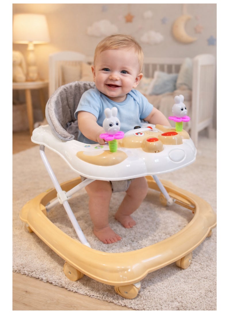 A Simple Compact Foldable Baby Walker with Music and Games - Image 1