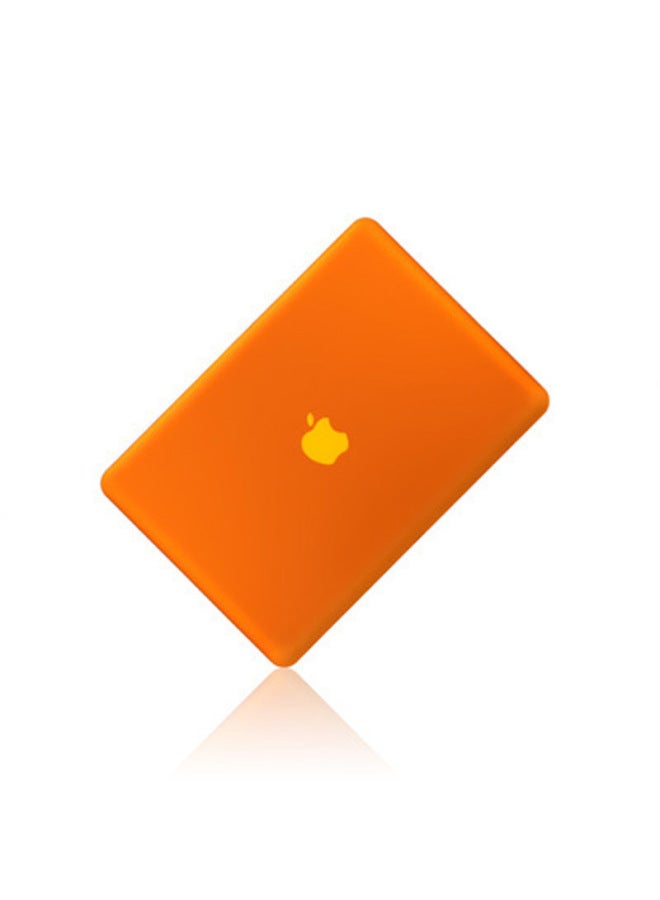 Macbook Case 11.6/13.3/15.4 Pro Air Retina Laptop Crystal Case-Color:Orange-Applicable Model:15.4 Pro (A1707/A1990) Frosted Shell