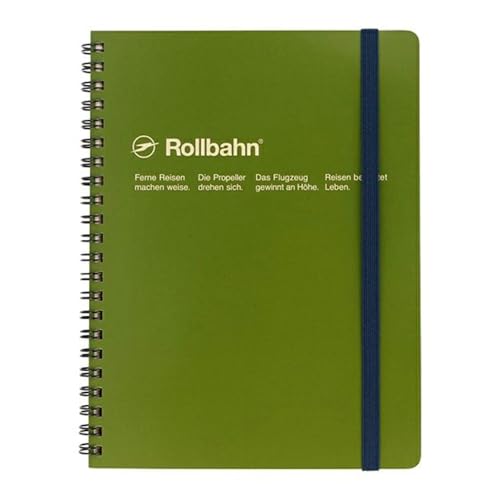 Delfonics Rollbahn Spiral Classic Notebooks: 5-1/2 in. x 7 in. (Blue) / B6 notebook - Image 2