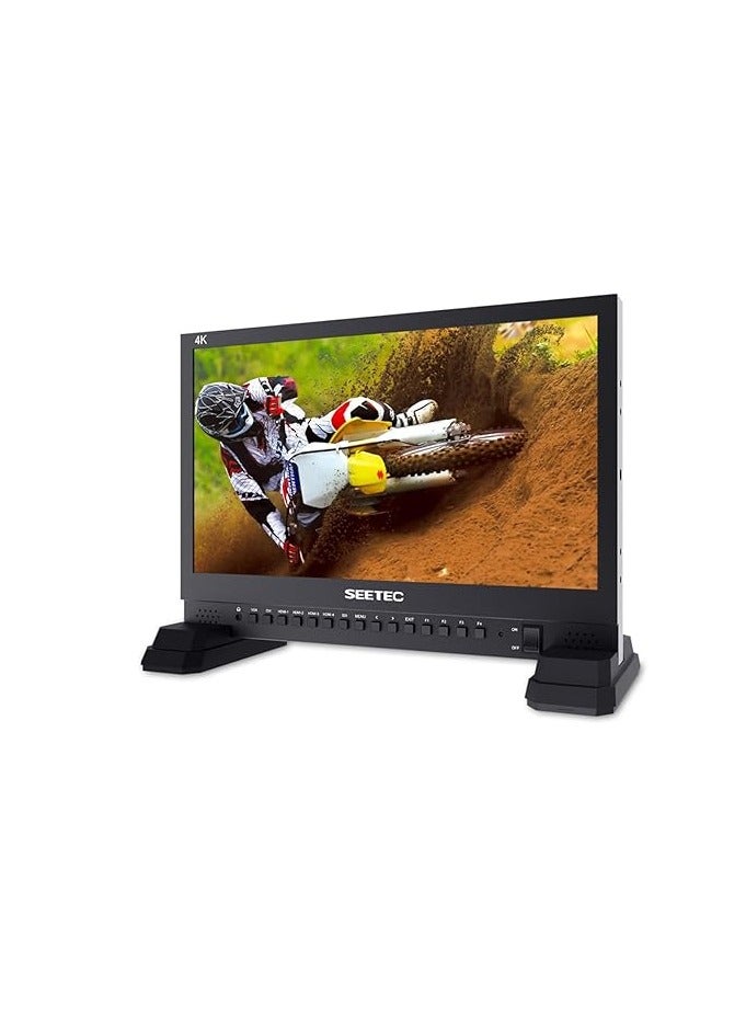 فيل وورلد شاشة FEELWORLD مقاس 15.6 بوصة 4K لمخرج البث مع شاشة IPS UHD 3840x2160 4x4K HDMI Quad Split Display 3G SDI VGA DVI لمخرج ما بعد الإنتاج المباشر للأحداث الاحترافية كاميرا فيلم Field 4K156-9HSD - Image 1