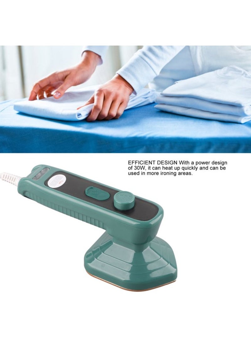 Yuwell Garment Steamer Portable Handheld Steamer Mini Clothes Ironing Machine Mini Electric Micro Iron For Home And Travel Mini Iron Fast Heating Iron With 2 Pin EU Plug Green  - Image 2