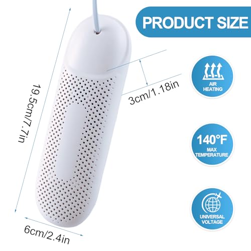 Mingting Shoe Dryer, Boot Dryer for Work Boots, Electric Portable Shoe Dryer Warmer for Sneaker Socks Gloves Drying,US Plug (Style A) - Image 2