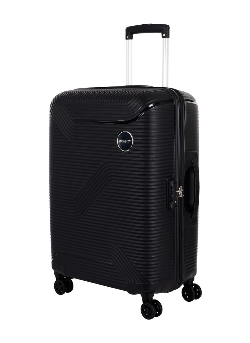 AMERICAN TOURISTER MAXPLUS  79CM  Large  Size Hard Luggage TSA BLACK  - Image 1