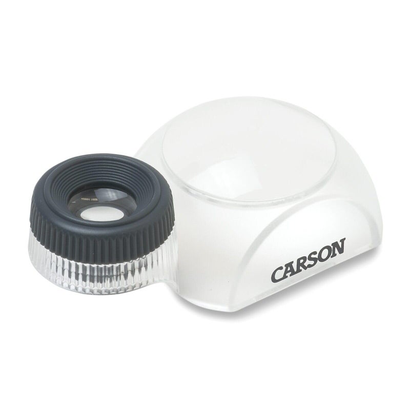 Carson DualView 3x Stand Loupe Magnifier with 12x Focusing Loupe DV30