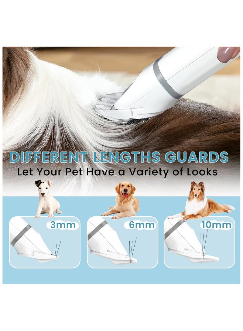 general Low Noise Cordless Clippers for Dogs and Cats – Grooming Kit with Nail Grinder, 4 in 1 Electric Trimmer for Paws, Ears, Eyes, and Face, Gray - Image 2