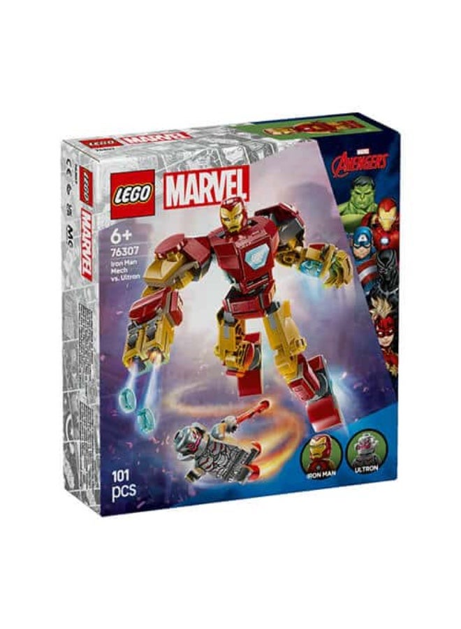 LEGO Marvel Iron Man Mech vs. Ultron Building Set, 101 Pieces - Image 2