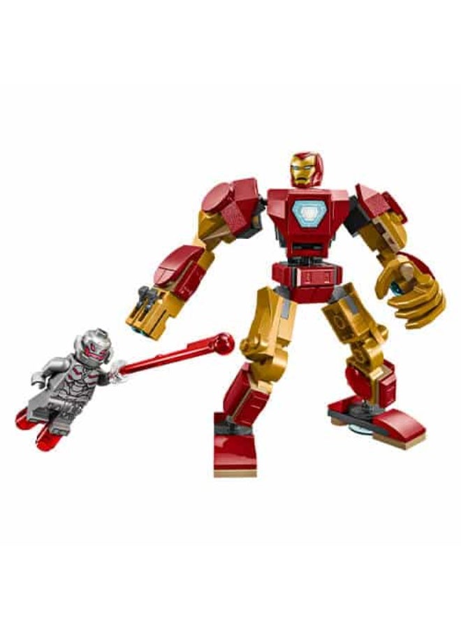 LEGO Marvel Iron Man Mech vs. Ultron Building Set, 101 Pieces - Image 1
