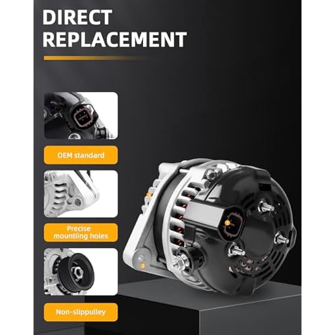 OCPTY Alternators 11099 Fit for Acura MDX RL TL Honda Odyssey Pilot Ridgeline 3.2L 3.5L 3.7L - Image 2