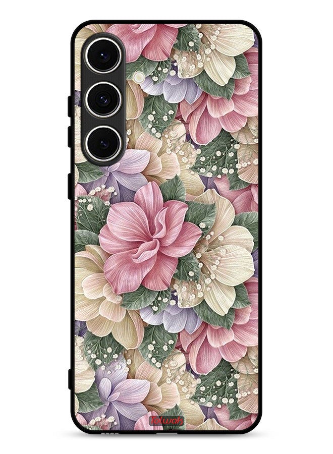 Tolwak Samsung Galaxy S24 FE 5G Protective Case Cover Hd Floral - Image 1