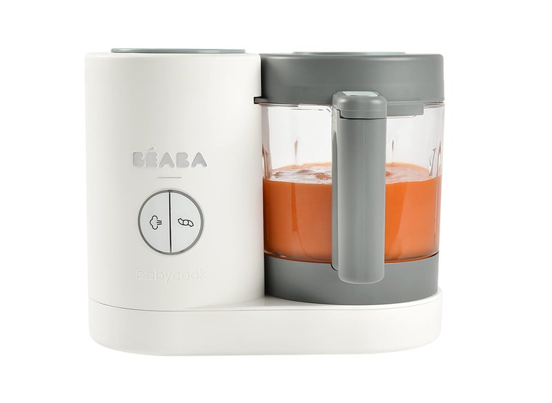 BEABA Babycook Neo Baby Food Maker | Non-Toxic Glass & Stainless Steel | Trusted by Celebrity Moms | Sustainable Baby Food Processor | Global Leader| 34 Servings in 20 Mins - Image 1